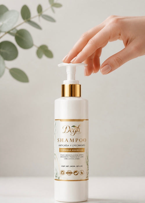 Shampoo anticaída y crecimiento.